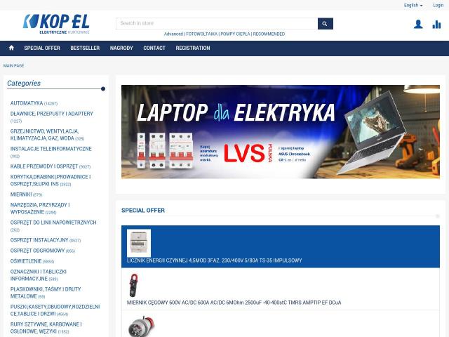 Hurtownie Elektryczne Kopel Sp. z o.o. Online